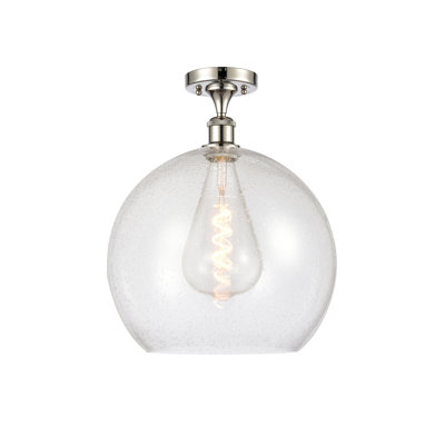 Glass Semi Flush Mount