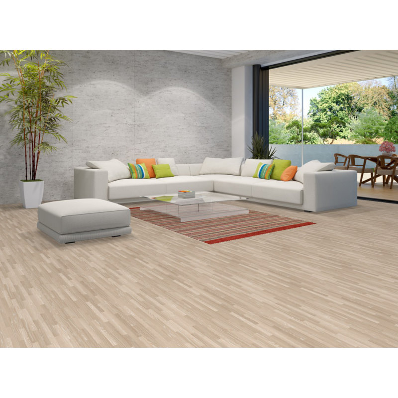 Tapis oriental rayé Gabbeh 6 x 8