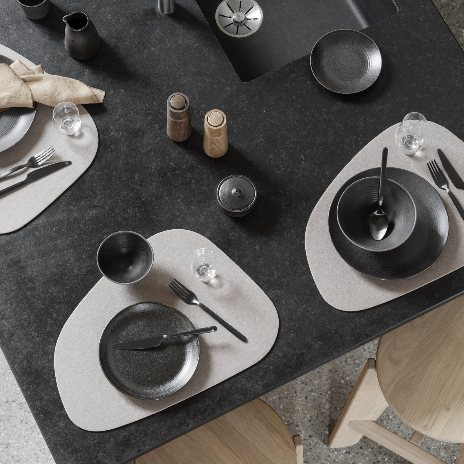 Lagona Felt Placemat, Micro Chip
