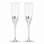 True Love 6 oz. Crystal Flute