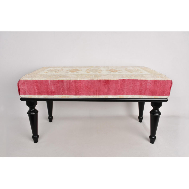 Banc Mudroom, banc repose-pieds, banc rembourré, siège de fenêtre, banc de tapis turc, banc Kilim, banc de décoration intérieure, banc fabriqué à la main
