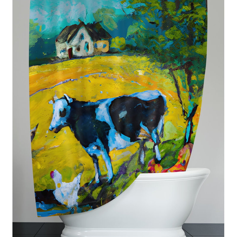 Elevado Shower Curtain, 72" H x 70" W