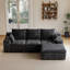 Canapé modulaire en forme de L, canapé-lit de style minimaliste moderne, canapé-lit Comfy-672758991
