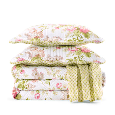 Ensemble de courtepointe 100% coton Waverly Emma's Garden