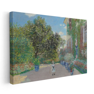 The Artist's House at Argenteuil, 1873 - Canvas Print Wall Art