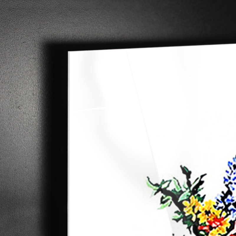 Lanciatore di Fiori by Banksy - Square Painting