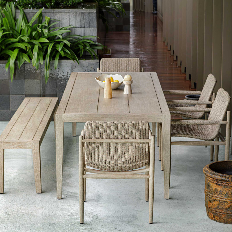 Uttermost Kirkham Wooden Outdoor Dining Table