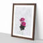 Two Pink Roses - Single Picture Frame Painting on MDF-56854508-56854510