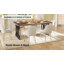 Metal Base Dining Table