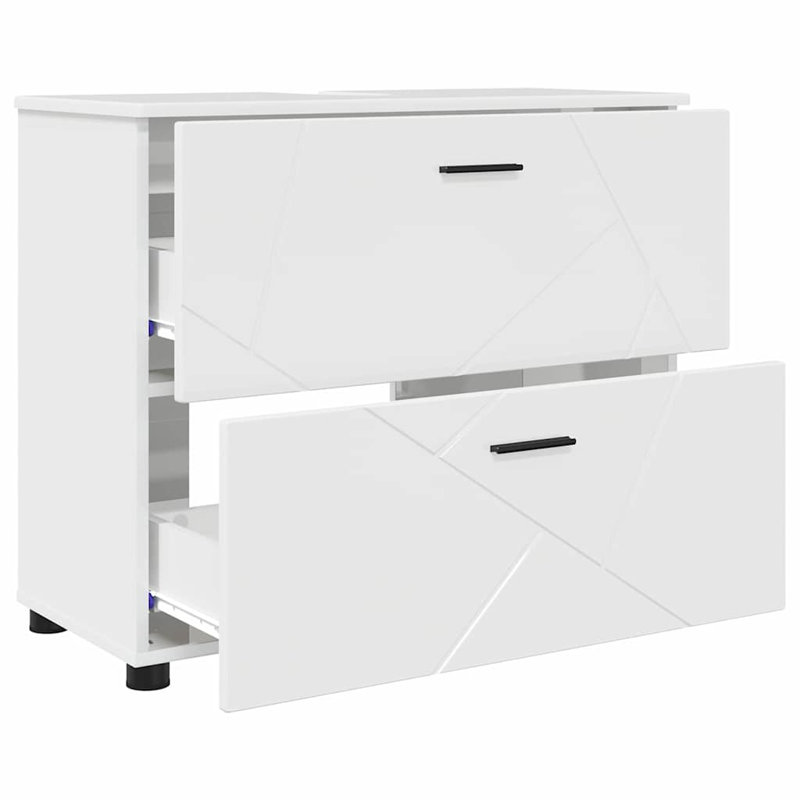 Frame Mounted Bathroom Storage