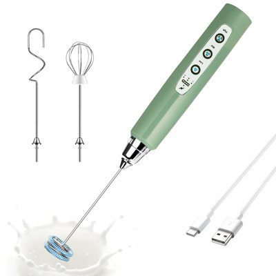Stainless Steel Handheld Milk Frother Granite