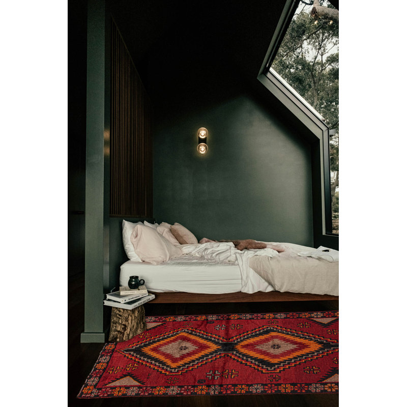 Rizbaft Red Rug 3'7" x 6'4"