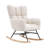 Zeanna 27.5'' W Rocking Chair Teddy Fleece