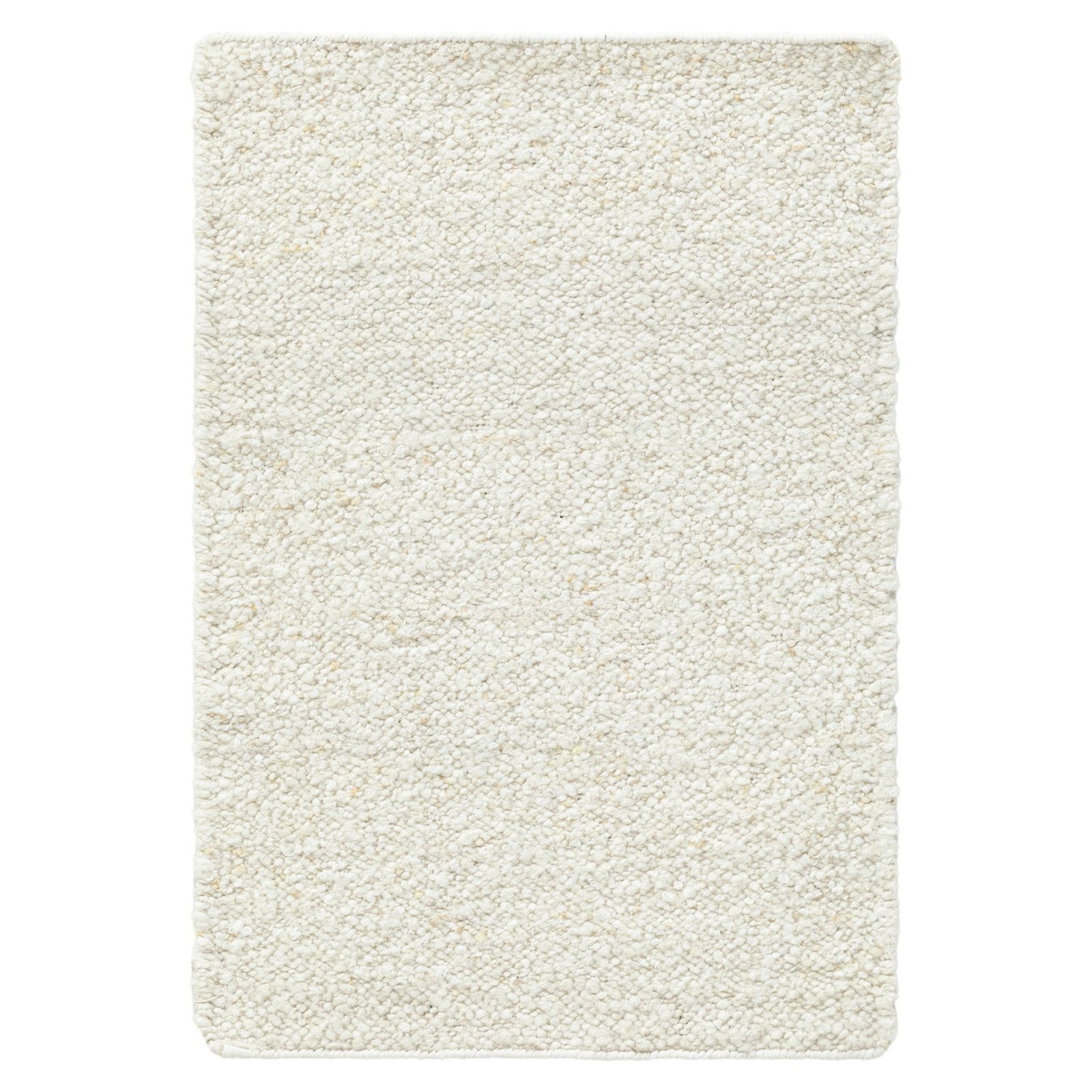 Dezi Flatweave Wool Neutral Area Rug, Rectangle 8'9" x 11'9", Ivory