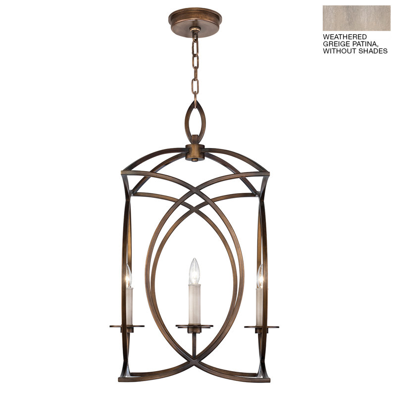 Cienfuegos 4 - Light Chandelier, Weathered Gray Patina