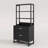Spacious Filing Cabinet,Height File Cabinet,Stable Cabinet With Open Bookcase