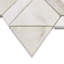 Auralie Bastone 11 in. x 12 in. Polished Marble Mosaic Floor and Wall Tile