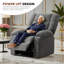 Fauteuil électrique surdimensionné de 39,3 po Alcina-1896524300