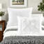 Elegant 7-piece White Bedding Set, Hypoallergenic Polyester For Modern Bedrooms