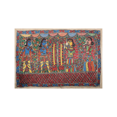 Ram Sita Swayamvar | Handmade Paper | By Ajay Kumar Jha