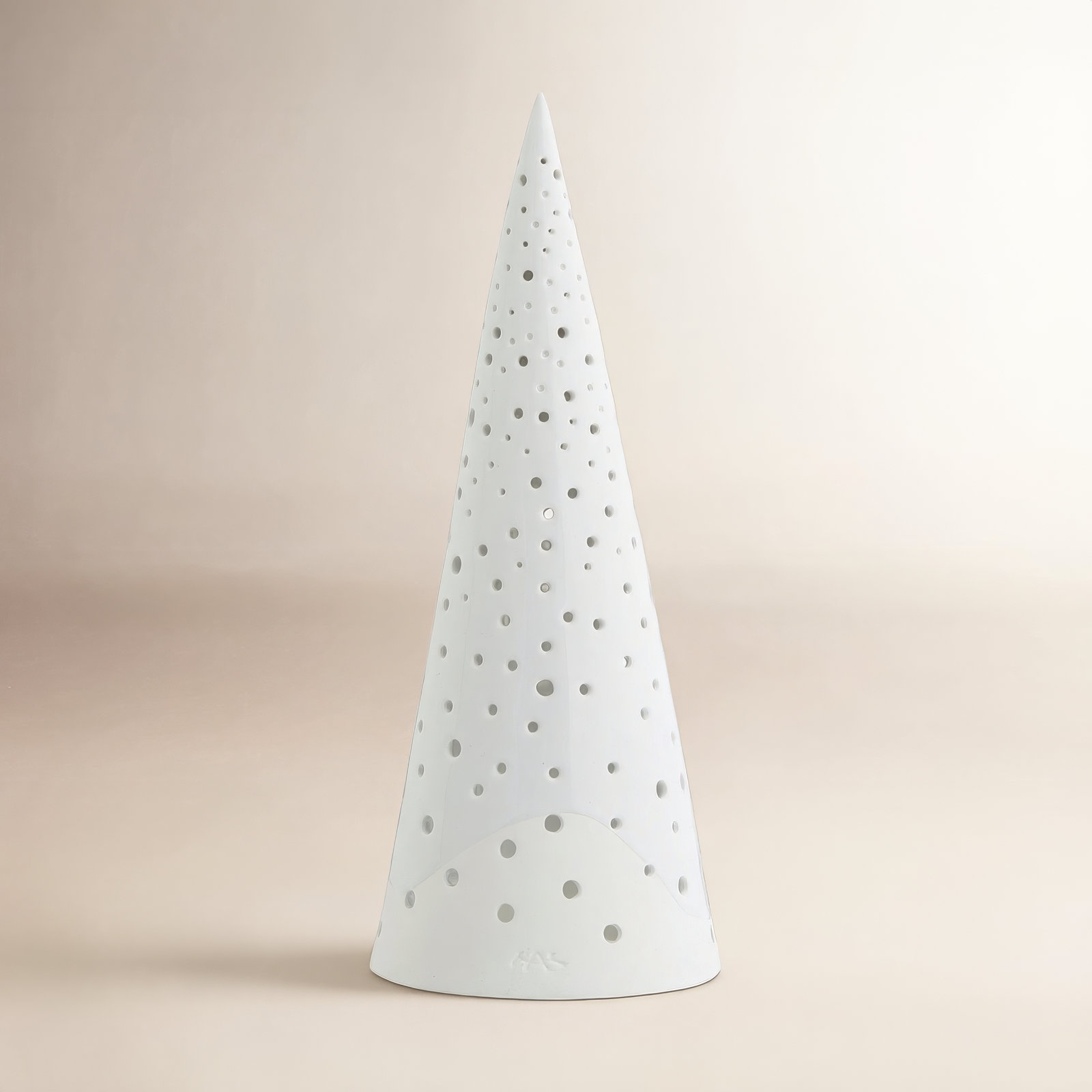 Nobili Bone China Lantern, Snow White, 11.8" H x 4.7" W x 4.7" D