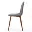 Chaises de salle à manger rembourrées Mid-Century