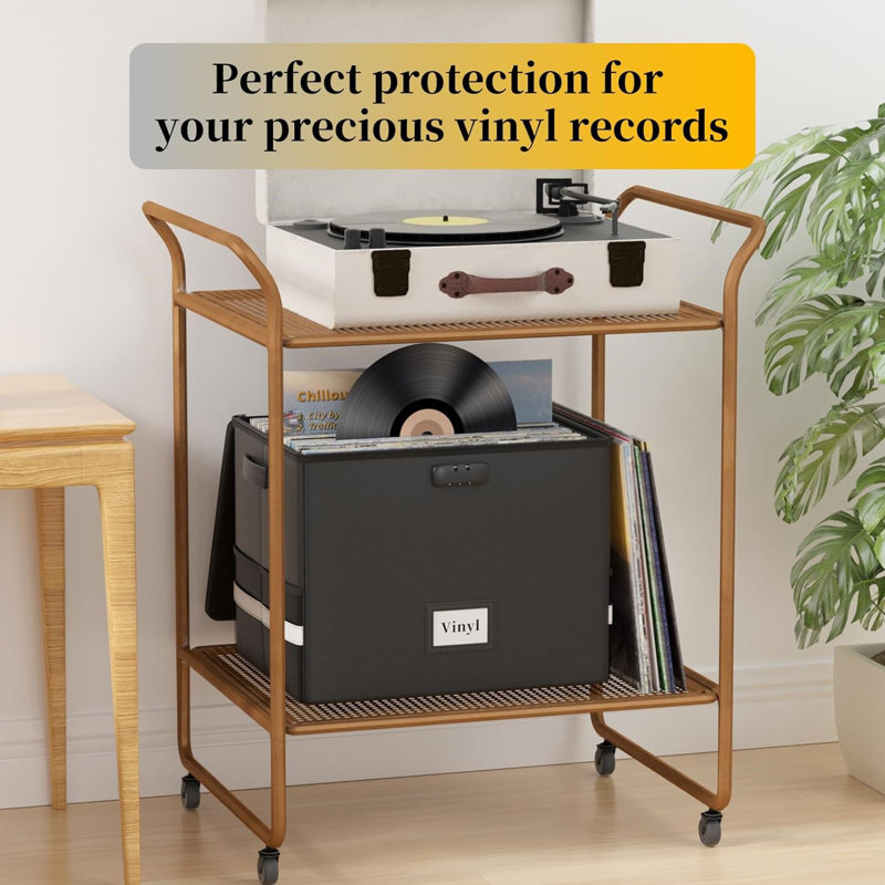 Plastic 13'' H Tabletop Storage, 13" H x 16.10" W x 13" D