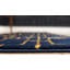 Tapis bleu contemporain Contemporary Glitzy-2107515721