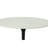Elegant White 36" Round Marble Top Dining Table with Modern Pedestal Base-2072205455-2072205453-2072205452