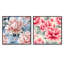 Matthieu - Ensemble de 2 collages carrés botaniques abstraits-101843078-101843084
