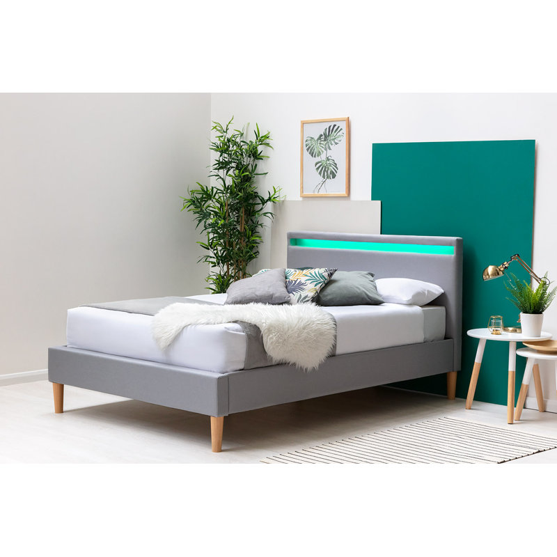 Jelissa Upholstered Bed, Double (4'6), No Mattress