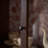 Retro Nut-Brown Solid Wood China Cabinet