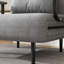 Fauteuil convertible 5-en-1 pliant pour canapé-lit - Dossier réglable à 5 positions avec coussin, canapé-lit peu encombrant pour le salon, la chambre à coucher et le bureau (gris)-130595588