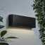 Matte Black Integrated LED Outdoor Sconce-135759186-135759185