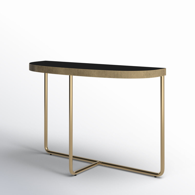 Cramon 48" Console Table, Brass