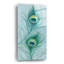 «Blue Feathered Peacock V» par Lisa Audit, art mural en verre acrylique-1021249392
