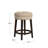 Shearson Swivel Upholstered Counter Stool with Solid Wood Frame-41730841