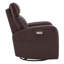 Fauteuil inclinable et pivotant double pivotant en cuir de 30,5 po Corvin-1345600928