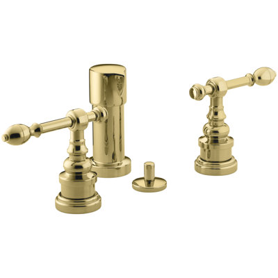 Iv Georges Brass Vertical Spray Bidet Faucet with Lever Handles