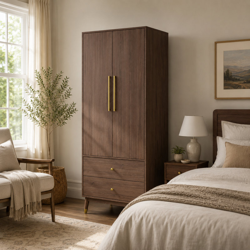 Armoire Jandreau Onique, Brun