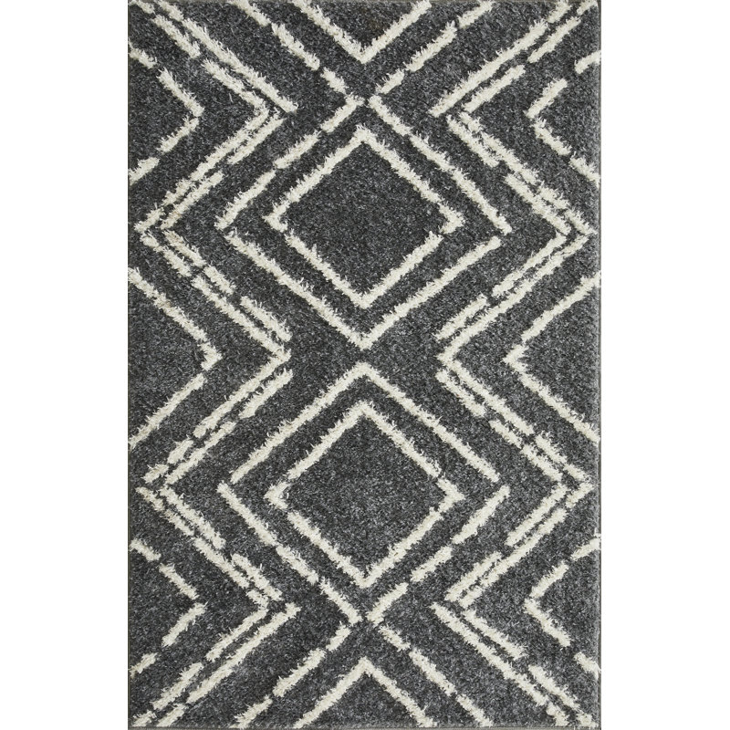 Hirotaka Performance Geometric Indoor Rug, Rectangle 4' x 6'