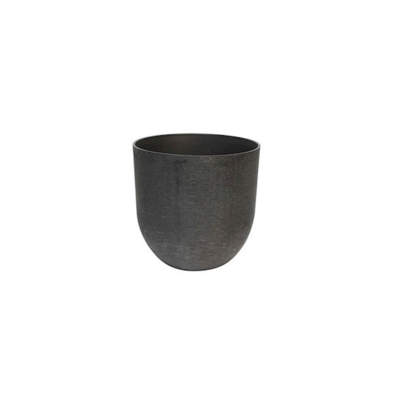 Pot de fleurs en plastique, Gris foncé
