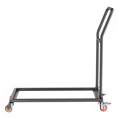 Folding Chair Rack Cart For 25 Chairs Of 300 LBS L-Shape Vertical