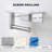 Forious® Ultra Marble Toilet Paper Holder with Shelf Wall Mounted-101448097