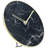 Marble 8-Inch Tabletop Clock in Black