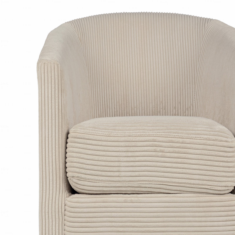 Fauteuil pivotant, Beige