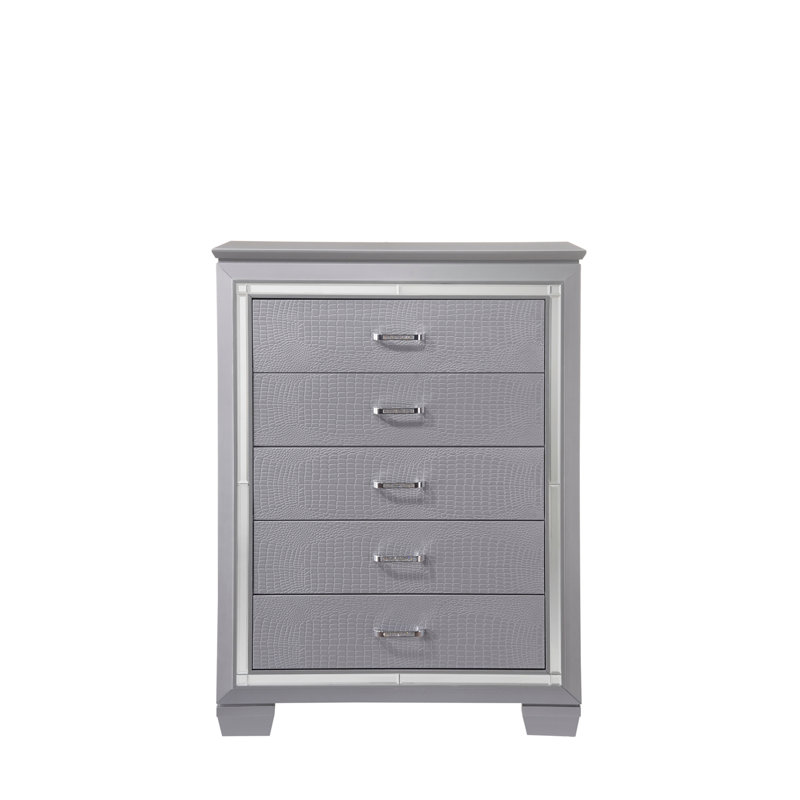 Commode haute 5 tiroirs Modern
