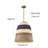 Cleola 3-Light Woven Bell Pendant