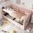 Upholstered Christenson Size Daybed, Hydraulic Storage Christenson Bed Frame With Usb & Type-C Charging, Bed Frame With Wooden Slats And Tufted Sofa Back-1502068085