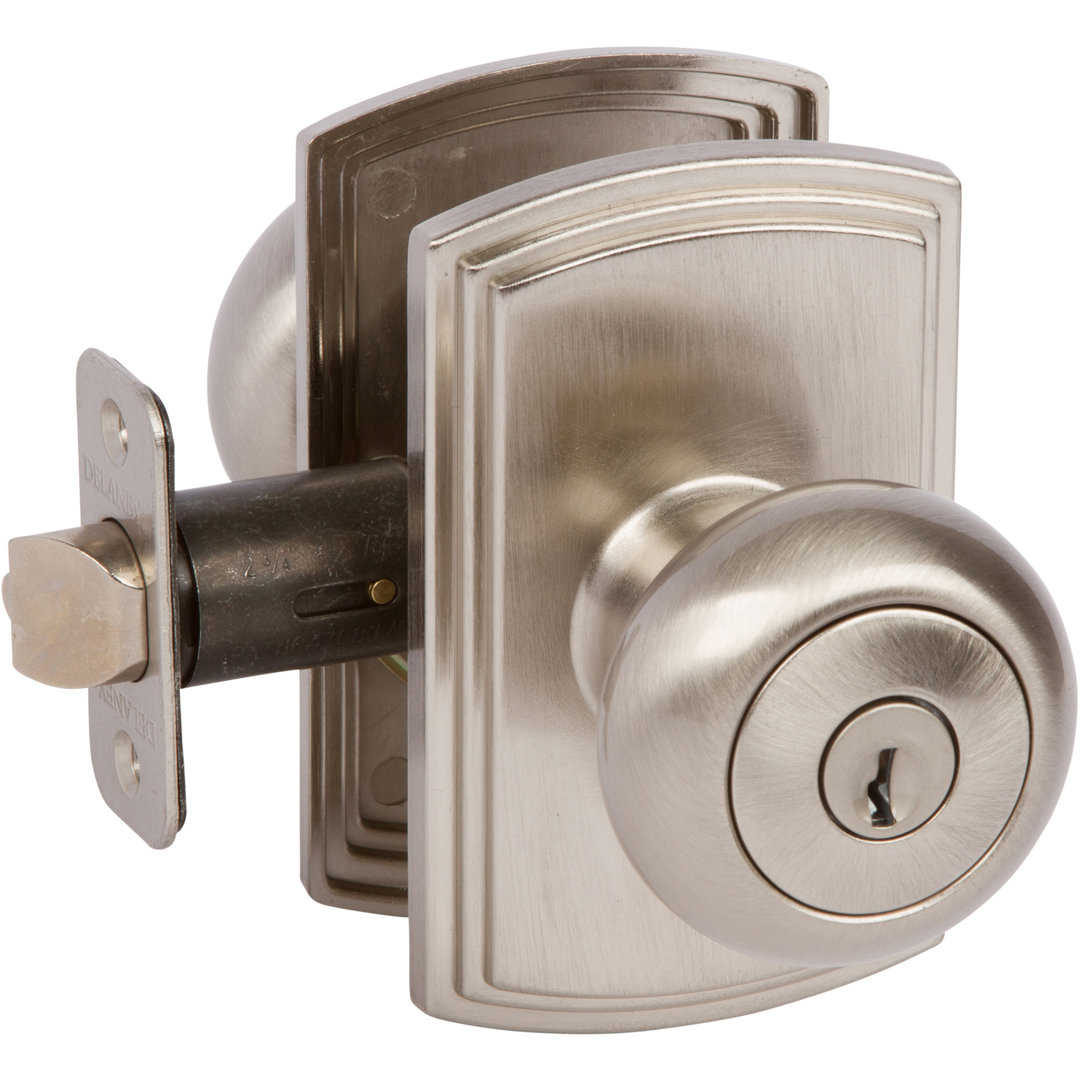 Santo Keyed (Entry) Door Knob Delaney Hardware 